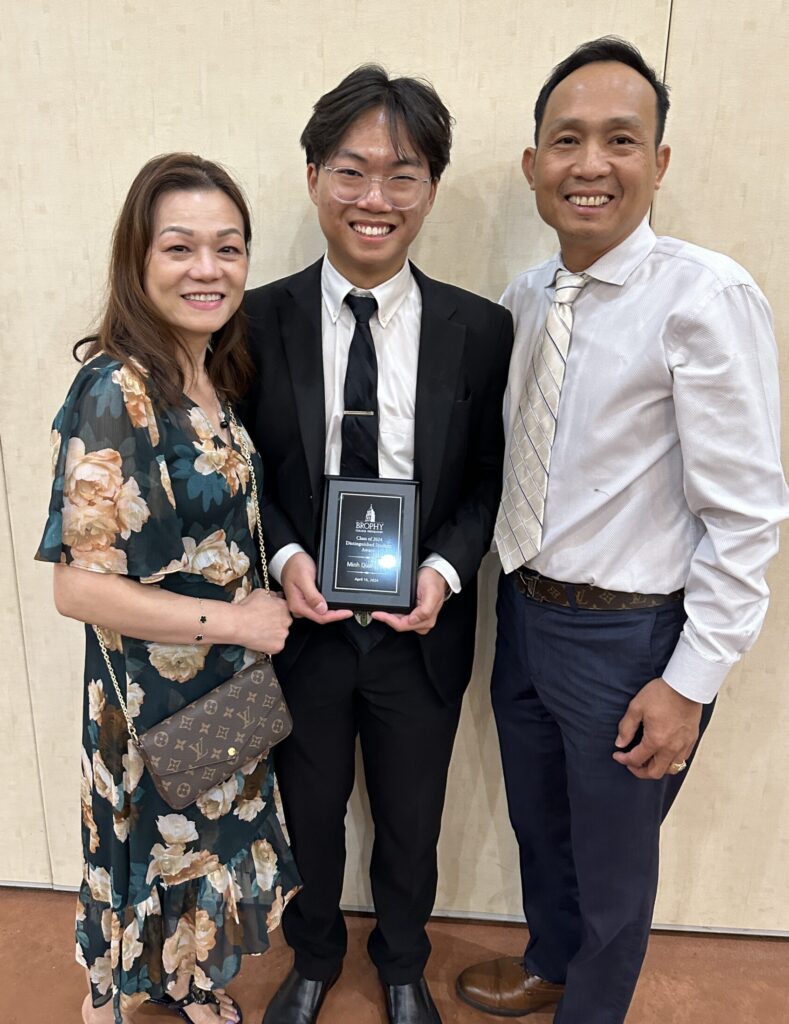 Brophy Community Foundation Interns recognized as Spring Distinguished Students