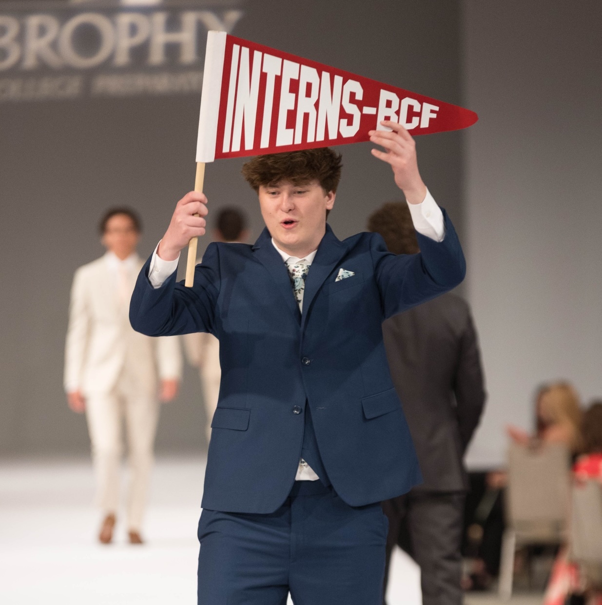 Brophy Community Foundation Interns walk in style at the Brophy Fashion Show at Camelback Inn
